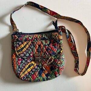 Vera Bradley Saddle Hipster Purse in Venetian Paisley